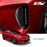 [TUON] KIA Stinger - TUON Real Carbon Front Air curtain