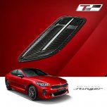 [TUON] KIA Stinger - Real Carbon Hood garnish