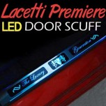 [ARTX] GM-Daewoo Lacetti Premiere - Luxury Generation Chrome LED Door Sill Scuff Plates Set