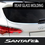 [KYOUNG DONG] Hyundai Santa Fe DM - Rear Glass Chrome Molding Set (K-874)