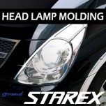 [KYOUNG DONG] Hyundai Grand Starex - Head Lamp Chrome Molding Set (K-962)