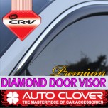 [AUTO CLOVER] Honda CR-V - Premium Diamond Door Visor Set (C004)