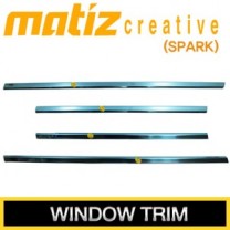 [KUMCHANG] Chevrolet Spark - Stainless Window Trim Arc Molding 4PCS