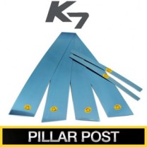 [KUMCHANG] KIA K7 - Real Stainless Steel Column Molding Set