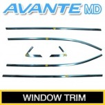 [KUMCHANG] Hyundai Avante MD - Stainless Window Trim molding