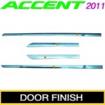 [KUMCHANG] Hyundai New Accent -Door Finish Stainless Door Molding Set