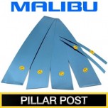 [KUMCHANG] Chevrolet Malibu - Real Stainless Steel Column Molding Set