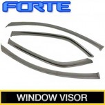 [KUMCHANG] KIA Forte - Real Stainless Steel Window Visor Set