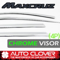 [AUTO CLOVER] Hyundai MaxCruz - Chrome Door Visor Set (C526)