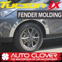 Молдинг колесных арок A536 (ХРОМ) -Hyundai Tucson iX (AUTO CLOVER)