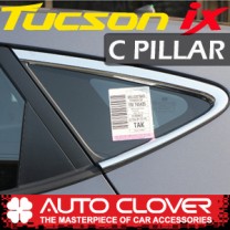 [AUTO CLOVER] Hyundai Tucson iX - C Pillar Chrome Molding Set (B902)