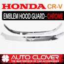 [AUTO CLOVER] Honda CR-V - Emblem Hood Guard Chrome Molding (D511)