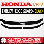[AUTO CLOVER] Honda CR-V  - Emblem Hood Guard Black Molding (D565)