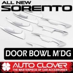 [AUTO CLOVER] KIA All New Sorento UM - Door Bowl Chrome Molding Set (C080)