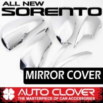 Молдинг зеркал C863 (ХРОМ) - KIA All New Sorento UM (AUTO CLOVER)
