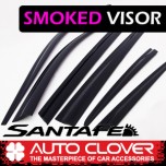 [AUTO CLOVER] Hyundai Santa Fe The Prime - Smoked Door Visor Set (D063)