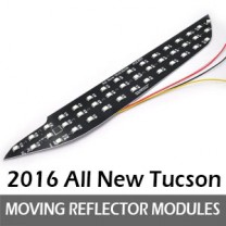 [GOGOCAR] Hyundai All New Tucson - Moving Shift Rear Bumper Reflector Modules