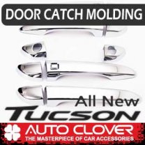 Молдинг ручек дверей B875 (ХРОМ) - Hyundai Tucson TL (AUTO CLOVER)