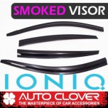 [AUTO CLOVER] Hyundai Ioniq - Smoked Door Visor Set (D735)