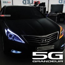 LED-модули ресничек фар 1/2-Way Power - Hyundai Grandeur HG (EXLED)