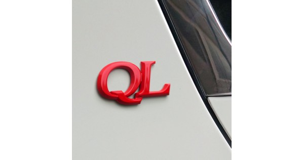 Detailpart Logo "QL" Car 3D Emblem Chrome for KIA Sportage 2016