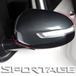 [EXLED] KIA All New Sportage QL - Carbon Rear View Mirror Cover Set