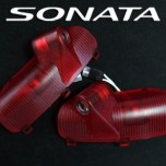 [EXLED] Hyundai YF Sonata - Door Welcome Lamp Covers with LED Logo Lights Projector