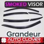 [AUTO CLOVER] Hyundai Grandeur iG - Smoked Door Visor Set (D759)