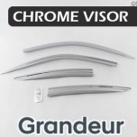 [KYOUNG DONG] Hyundai Grandeur IG - Chrome Window Visor Set (D-211)