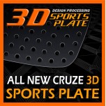 [DXSOAUTO] Chevrolet Cruze 2017 - 3D Sports Plate Circle Type Set