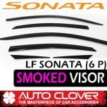 Дефлекторы боковых окон A196 (SMOKED) - Hyundai LF Sonata (AUTO CLOVER)