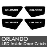 [LEDIST] Chevrolet Orlando - LED Inside Door Catch Plates Set Ver.2