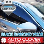 [AUTO CLOVER] Hyundai Grandeur iG - Black Diamond Visor Set (D942)