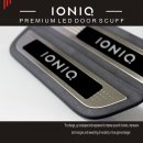 [CHANGE UP] Hyundai Ioniq​ - LED Door Sill Scuff Plates Set