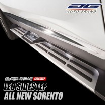 Боковые подножки LED - KIA All New Sorento UM (AUTO GRAND)
