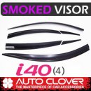 [AUTO CLOVER] Hyundai i40 Saloon - Smoked Door Visor Set (A179)