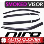 [AUTO CLOVER] KIA Niro - Smoked Door Visor Set (D737)