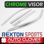 [AUTO CLOVER] SsangYong Rexton Sports - Chrome Door Visor Set (D726)