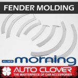 [AUTO CLOVER] KIA All New Morning 2017 - Fender Chrome Molding (C217)