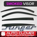 [AUTO CLOVER] KIA Stinger - Smoked Door Visor Set (D778)