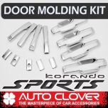 [AUTO CLOVER] SsangYong Korando Sports - Door Chrome Molding Set (C661)