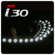 LED-модули ресничек фар UFO-405 - Hyundai New i30 (XLOOK)