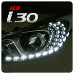 LED-модули ресничек фар (PR Ver.) - Hyundai New i30 (XLOOK)