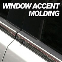 [AUTO CLOVER] Chevrolet Spark - Window Accent Chrome Molding Set (A913)
