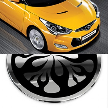 [AUTO CLOVER] Hyundai Veloster - Fuel Tank Cap Cover Molding (B329)