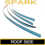 [KUMCHANG] Chevrolet Spark - Real Stainless Roof Side Molding Set