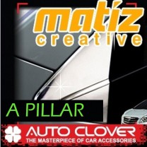 [AUTO CLOVER] Chevrolet Spark - A Pillar Chrome Molding Set (A733)