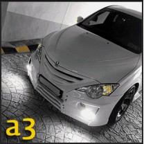 [JSW] SsangYong Actyon - A3 Front Aeroparts Body Kit