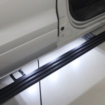 Боковые подножки с электроприводом и LED-подсветкой - Hyundai Grand Starex (BROSZEN)