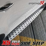 Боковые подножки X5-Style NEW - KIA Sportage R (TOMATO)